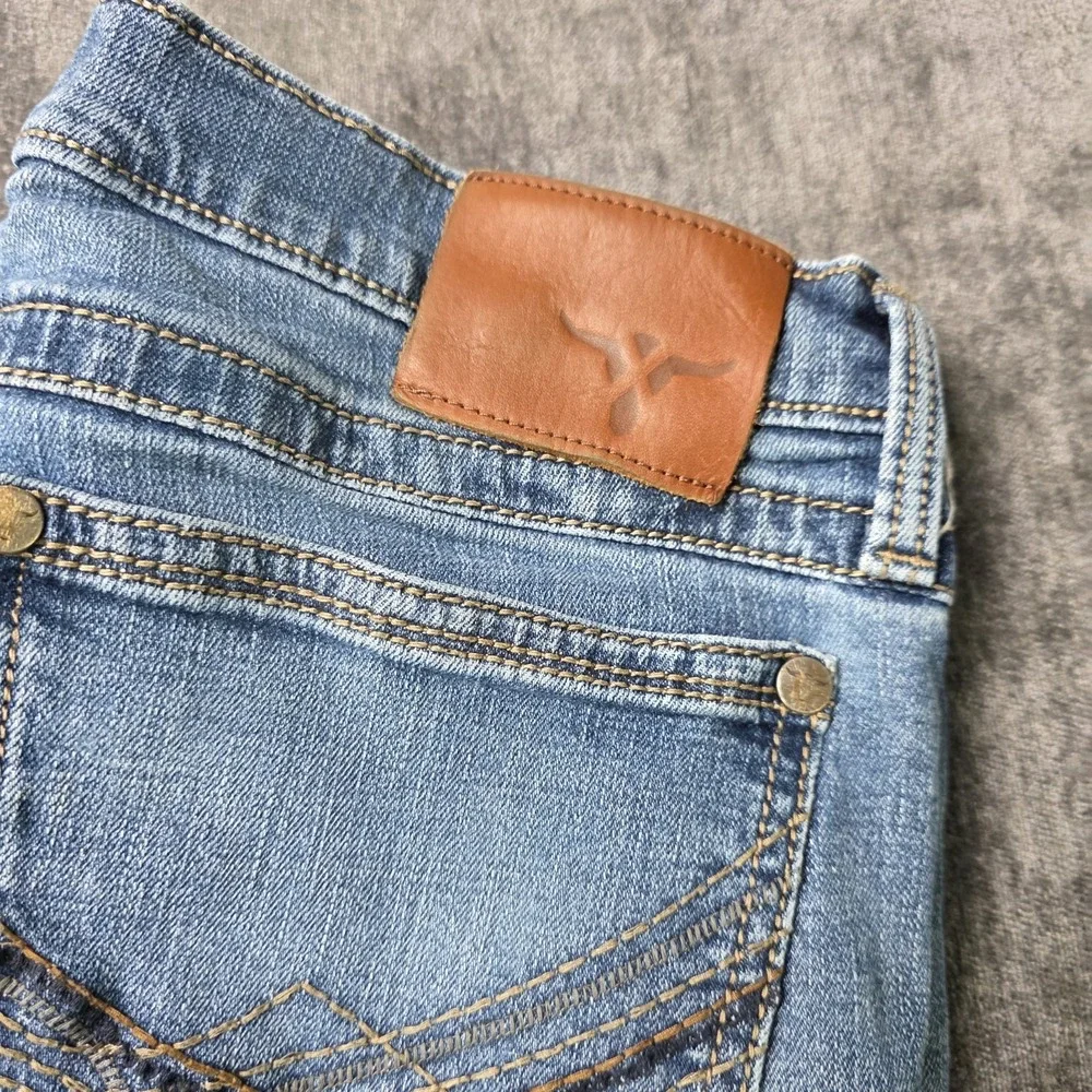 Wrangler 20X Style 44 Jeans Mens 33x32 (33x31) Slim Straight Leg Blue Denim Pant